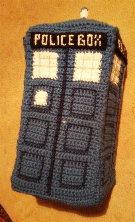 My Friend Made An Amigurumi Tardis Crochet Toy I Thought It Wlould Be