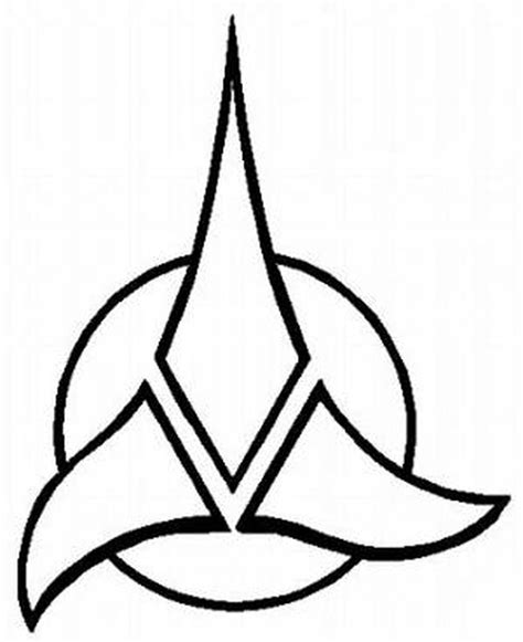 Star Trek Klingon Emblem Decal