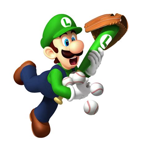 Luigi Sluggerpedia The Mario Baseball Wiki Fandom Powered By Wikia