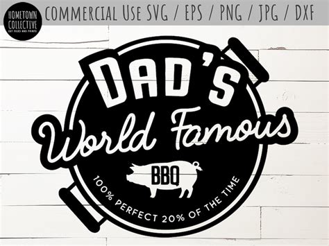 Dad's BBQ Svg Dad Svg Father's Day Svg Dad Jokes | Etsy