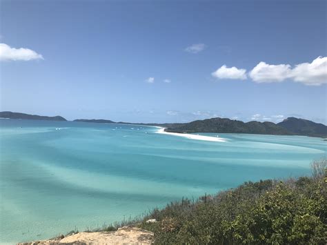 Lookout Over Whitehaven Beach Whitsunday Island Queensland Australia