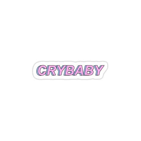Crybaby Sticker By Masterpieced In 2021 Cry Baby Print Stickers