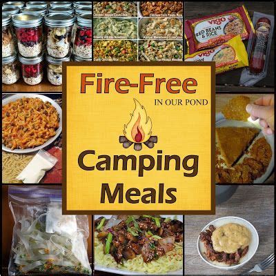 From pitas and sandwiches to spring rolls and salads, you'll find something here for you. 24 No-Cook Camping Meals from In Our Pond | Camping meals ...
