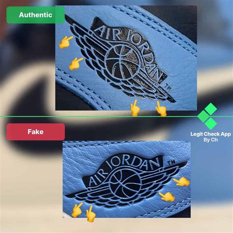 Look out for the leather patch on the rear. How To Spot Fake Air Jordan 1 Obsidian - Fake Vs Real AJ1 ...