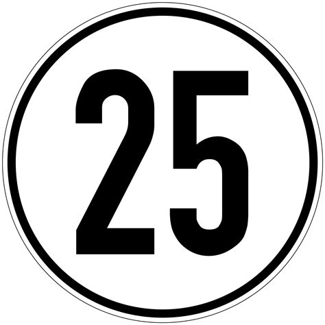 25 Number Png Transparent Images Png All