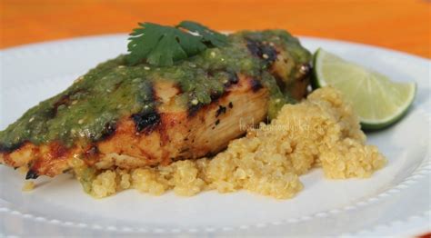 Try our easy to follow marinated chicken with corn salsa recipe. Lime Marinated Grilled Chicken with Salsa Verde | Foody ...