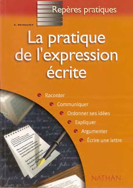 Télécharger La Pratique De Lexpression écrite Pdf Learn French