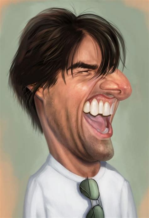 Tom Cruise Celebrity Caricatures Caricature Funny Caricatures