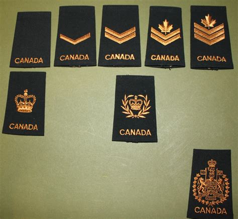 Canadian Army Nco Rank Female Epaulettes Ranks Padre P Flickr