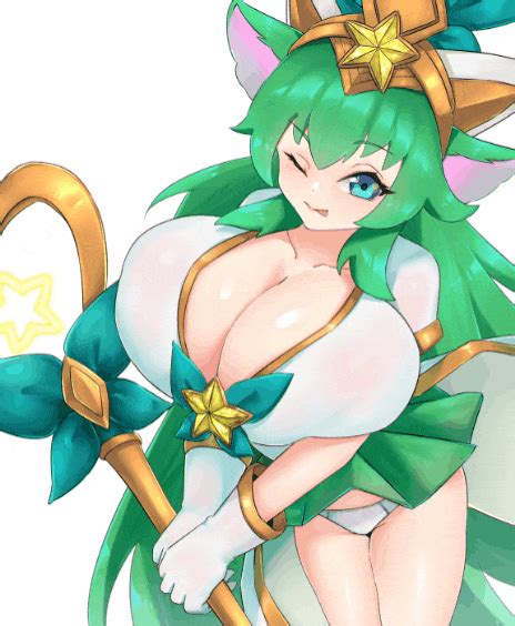 Rule 34 Animated Breasts Expansion  League Of Legends Lulu The Fae Sorceress Star Guardian