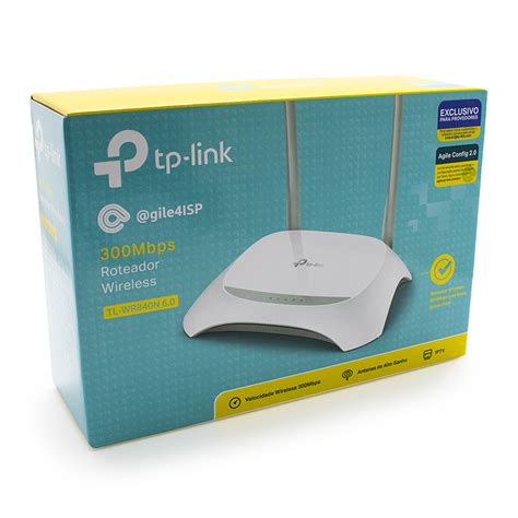 Roteador Wireless 300mbps Tp Link Tl Wr840n