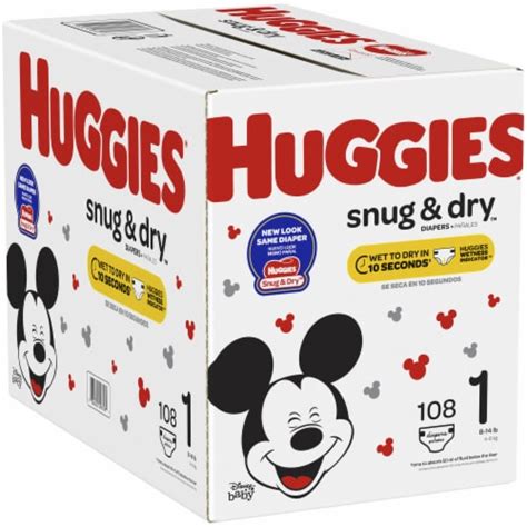 Huggies Snug And Dry Size 1 Diapers 108 Ct Dillons Food Stores