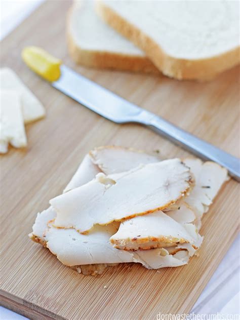 They come in all white meat or a blend of white. DIY Homemade Lunch Meat | Don't Waste the Crumbs