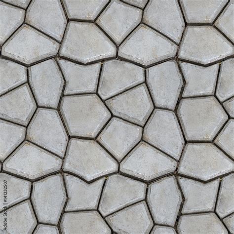 Seamless Texture Of Stones Garden Path Handmade Stock Photo Adobe Stock