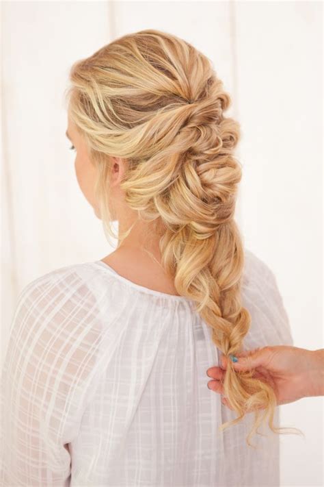 Master the braided bun, fishtail braid, boho side braid and more. Latest Wedding Bridal Braided Hairstyles 2018- Step by ...