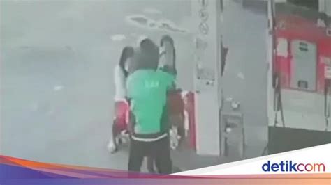 Viral Pria Berjaket Ojol Todongkan Pistol Ke Pegawai Spbu Denpasar