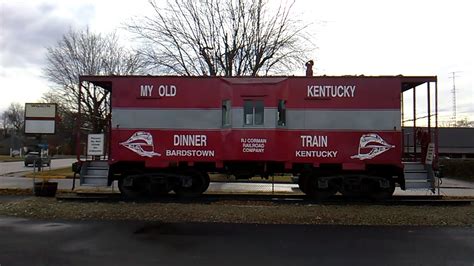 My Old Kentucky Dinner Train Caboose In Bardstown Ky 1 11 2018 Youtube