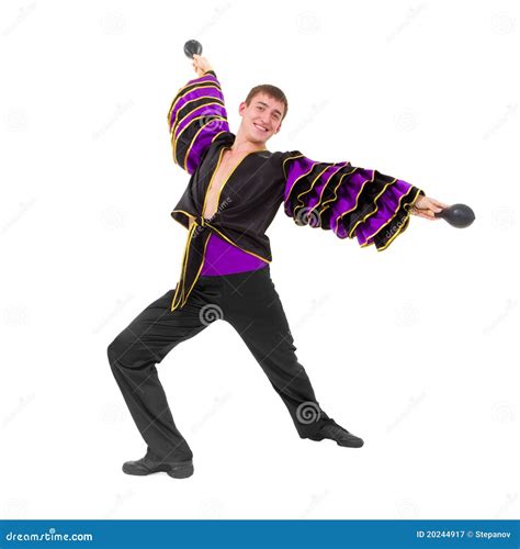 Young Dancer With The Maracas Stock Image Image Of Celebration