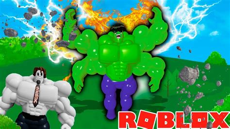 Me Hago El Mega Noob Ultra Pro Hulk De 15 Rebirths 💪⚡ Roblox Mega Noob