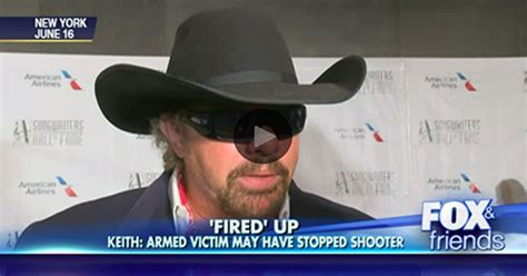Toby Keith Has Something To Say About Obama Fighting Evil By Grabbing Guns From Good Guys