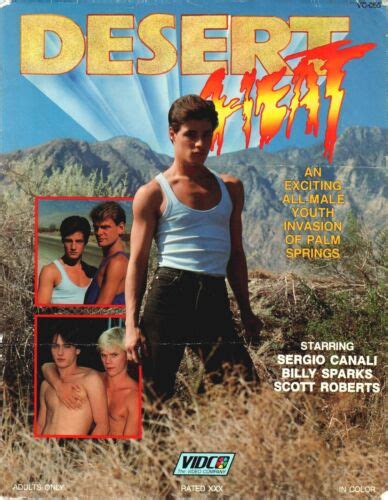 Sergio Canali 8 12x11 Gay Film Star On Color Flyer For Desert Heat