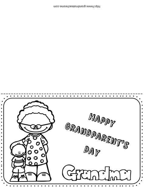 Free Printable Cards Grandparents Day Design Corral