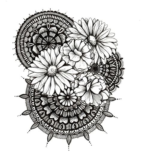 Mandala Flowers By Erica Wolfe Original Artwork Mandala Artwork