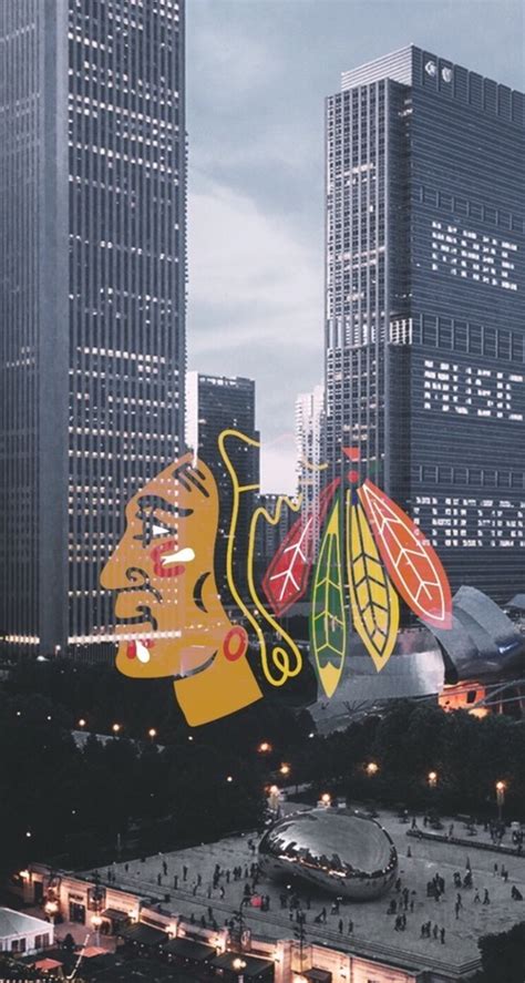 Wallpapers — Chicago Blackhawks Logo Skyline Requested By