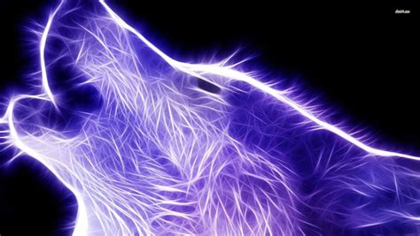 Wolf In Neon Purple Not Bad The Meanings Of Art