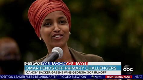 Rep Ilhan Omar Prevails In Contentious Minnesota Primary Race Youtube