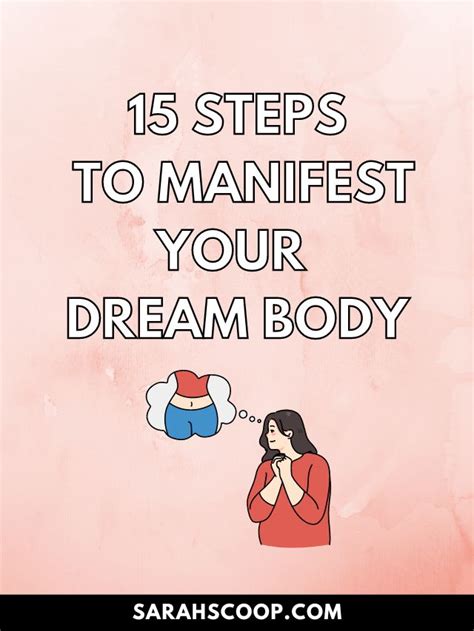 15 Steps How To Manifest Your Dream Body Sarah Scoop