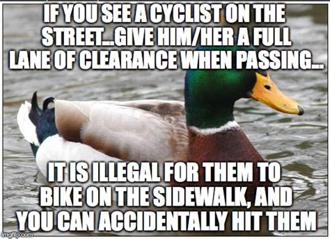 And Cyclists Can Get Demerit Points For Doing So Imgflip