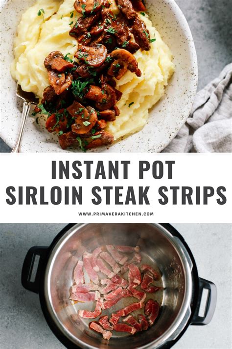 Rachael will show you the basic cuts of steak and the types of dishes they are best suited for. Instant Pot Sirloin Steak Strips - It's very easy to make ...