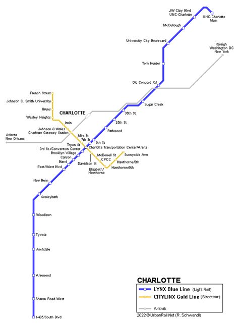 Charlotte Rail System Map Images And Photos Finder