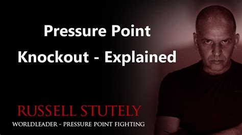 Kyokushin, kung fu pressure points readapted for. pressure point knockout - explained - YouTube