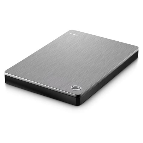 Seagate Backup Plus 2tb Slim Portable Drive Silver External Hdd