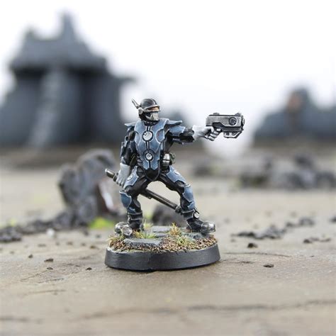 Wwg Law Enforcement Officers 28mm Sci Fi Wargame Figurines Wargaming