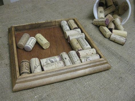Wine Cork Trivet Kit Reclaimed Wood Diy Craft Kit Honey