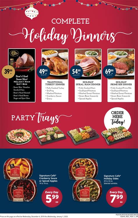 Only cooking for one this thanksgiving? Safeway - Holidays Ad 2019 Current weekly ad 12/04 - 01/01/2020 7 - frequent-ads.com