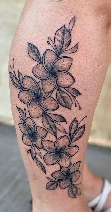See more ideas about tattoos, frangipani tattoo, hawaiian tattoo. Plumeria Tattoos: Tattoo Styles, Meanings & More
