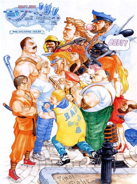 Final Fight Retrospective Official Artwork History Fighters