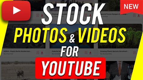 How To Find Stock Photo And Video For Youtube Youtube