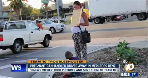 Pregnant Beggar Drives Off In A Mercedesbenz Videos Metatube