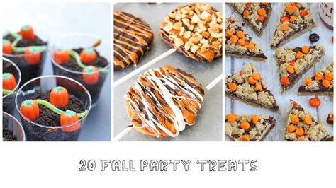 20 Fall Party Treats Chocolate Chocolate And More