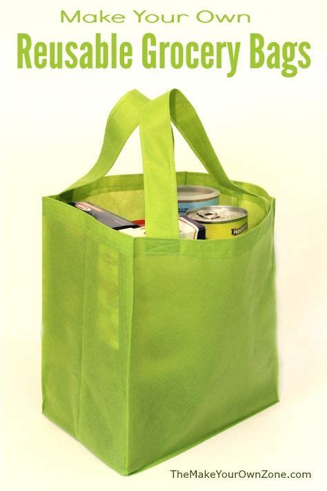 How To Make A Reusable Grocery Bag Reusable Grocery Bags Diy Diy