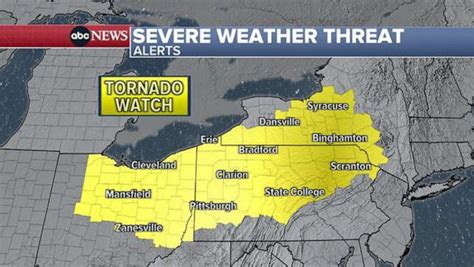 Severe Thunderstorm Threat For Millions In Eastern Us United States