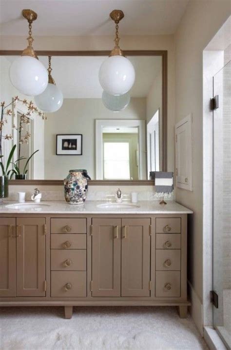 If you want to update the look of your bathroom but aren't enthused about the idea of dropping an untold sum of money on new installations, consider simply repainting your cabinets or vanity. Pin by Wendy Simmons on Master | Painting bathroom ...