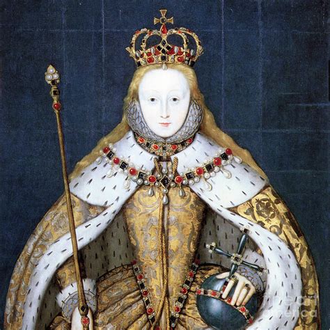 Queen Elizabeth I The Coronation Portrait Painting By Artworkzee Designs