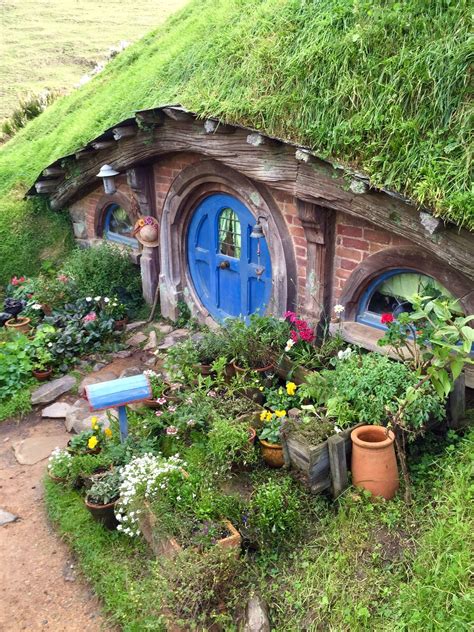 Backyard Sheds Backyard Retreat Hobbit Door The Hobbit Fairy Houses