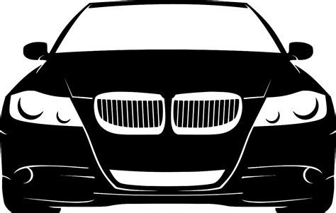 These are cars produced serially, but with all the signs of elite transport. SVG > car luxury bmw - Free SVG Image & Icon. | SVG Silh
